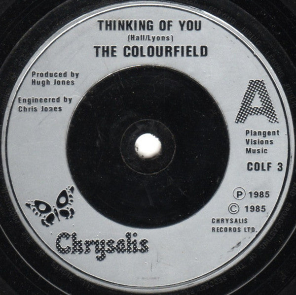 The Colour Field* : Thinking Of You (7", Single, Sil)