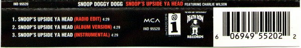 Snoop Dogg Featuring Charlie Wilson : Snoop's Upside Ya Head (CD, Single)