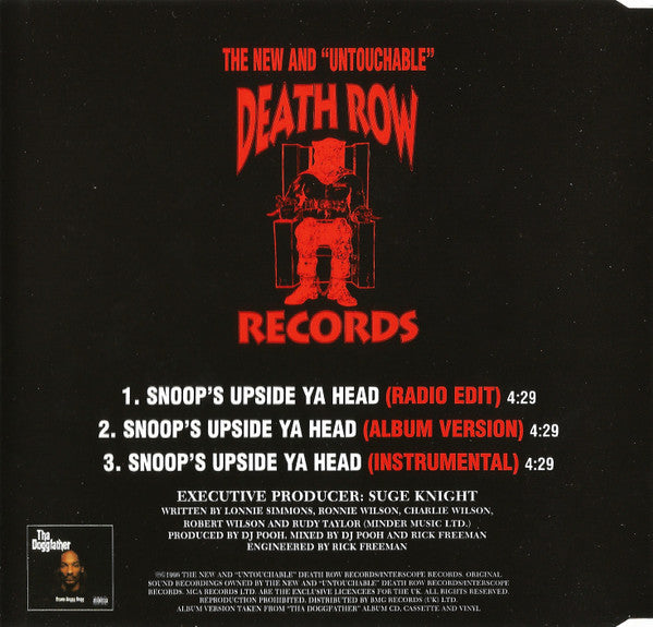 Snoop Dogg Featuring Charlie Wilson : Snoop's Upside Ya Head (CD, Single)