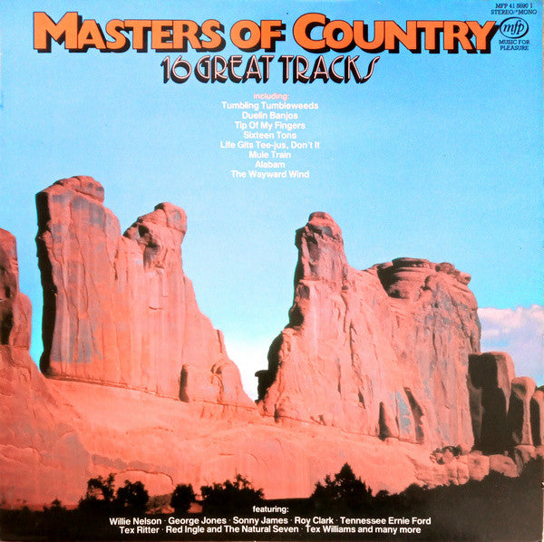 Various : Masters Of Country (16 Great Tracks)  (LP, Comp, Mono)
