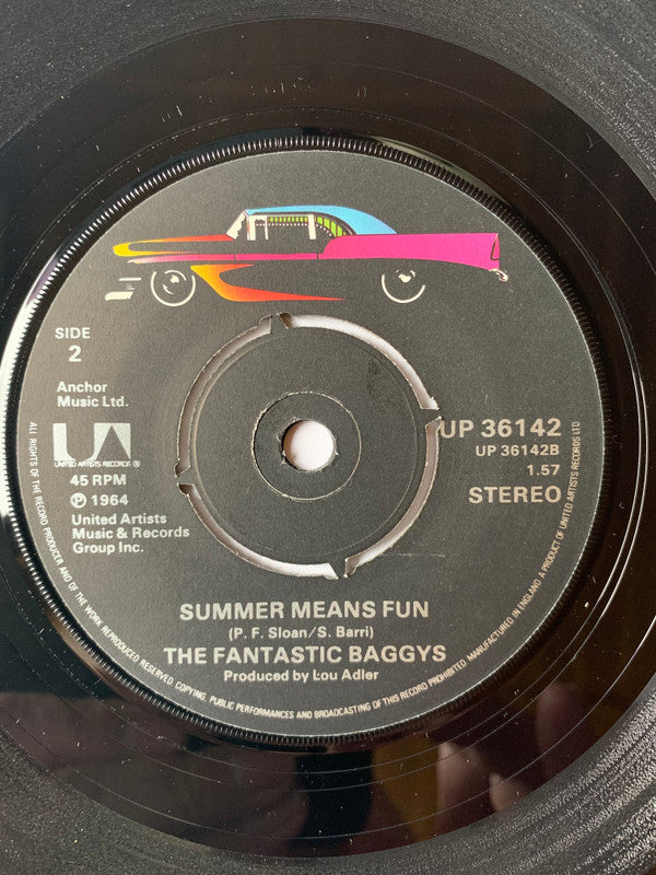 Jan & Dean / The Fantastic Baggys : Surf City / Sidewalk Surfin' / Summer Means Fun (7")