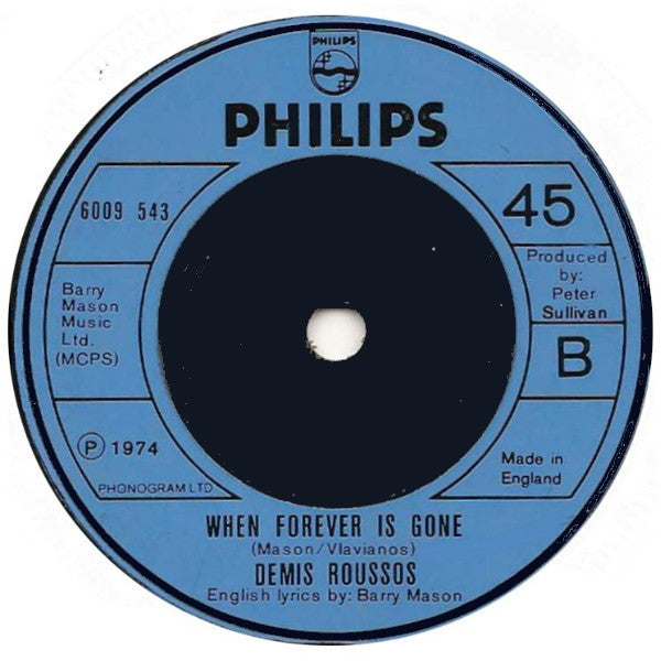 Demis Roussos : With You (7", Single)