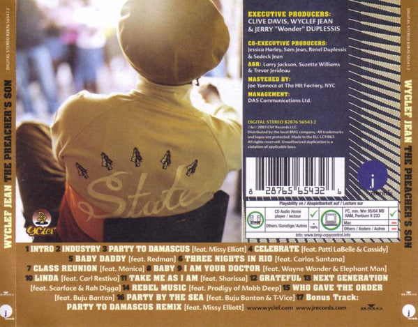 Wyclef Jean : The Preacher's Son (CD, Album, Copy Prot.)