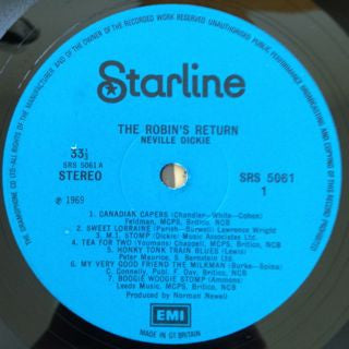 Neville Dickie : The Robin's Return (LP, RE)