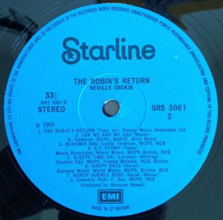 Neville Dickie : The Robin's Return (LP, RE)