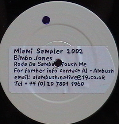 Bimbo Jones : Miami Sampler 2002 (12", W/Lbl)