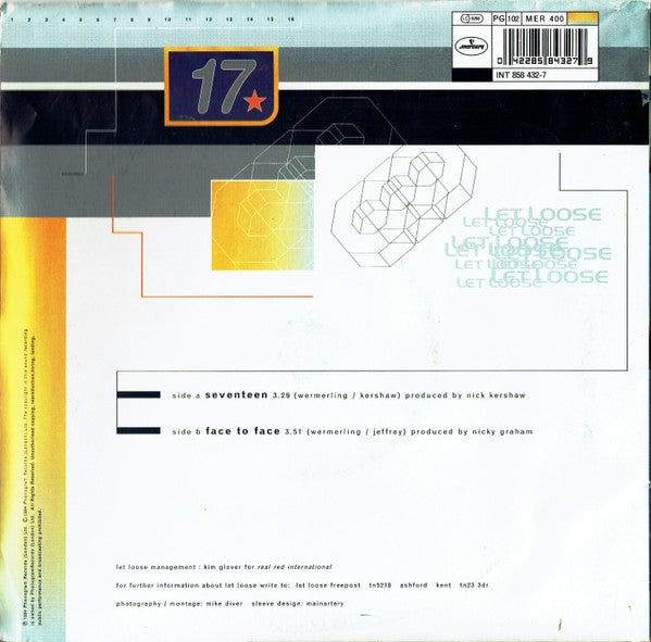 Let Loose : Seventeen (7", Ltd, Pos)