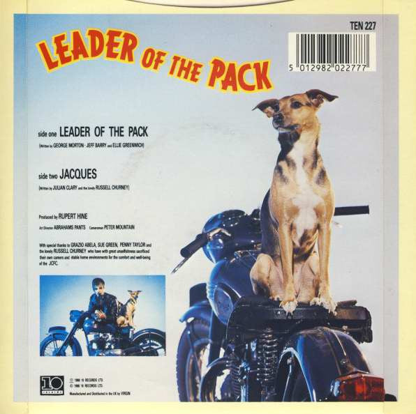 The Joan Collins' Fan Club : Leader Of The Pack (7", Single, Pap)