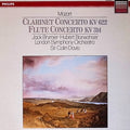 Mozart* - Jack Brymer, Hubert Barwahser, Colin Davis* : Clarinet Concerto KV622 - Flute Concerto KV314 (LP, Album)