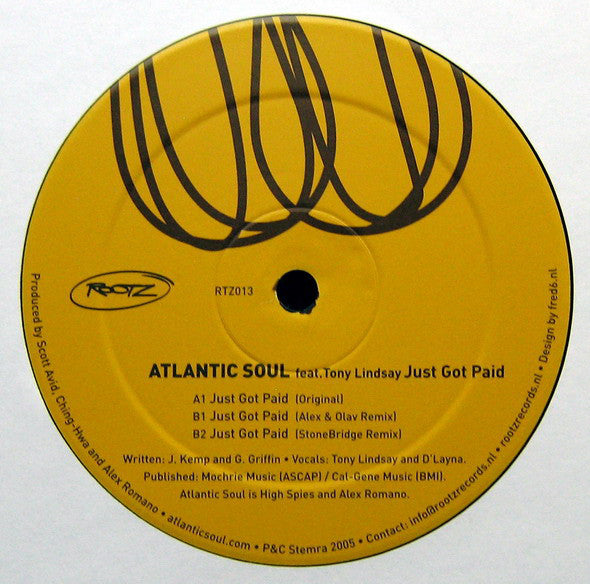 Atlantic Soul : Just Got Paid (12")