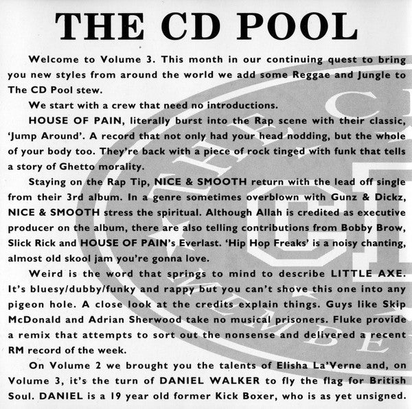 Various : The CD Pool - Volume 3 (CD, Comp, Promo)