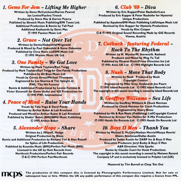 Various : The CD Pool - Volume 7 (CD, Comp, Promo)