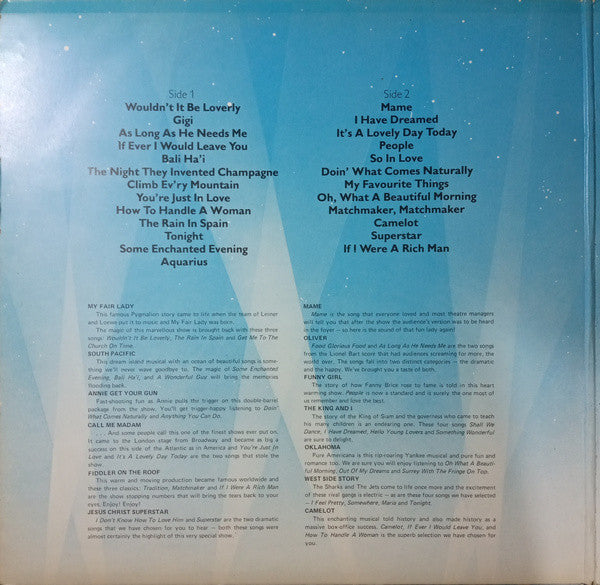 Various : 50 All Time Broadway Showstoppers (2xLP, Comp)