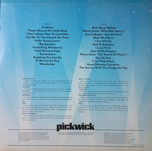 Various : 50 All Time Broadway Showstoppers (2xLP, Comp)