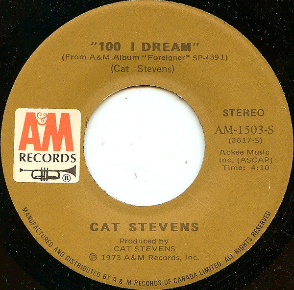 Cat Stevens : Oh Very Young (7")