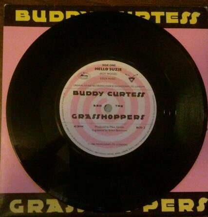 Buddy Curtess & The Grasshoppers : Hello Suzie (7", Single)