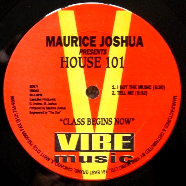 Maurice Joshua Presents House 101 : Time To Get Skooled!!! (12")