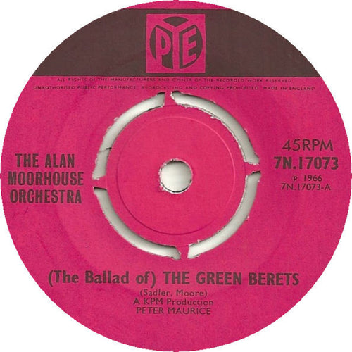 Alan Moorhouse Orchestra : (The Ballad Of) The Green Berets (7", Single)