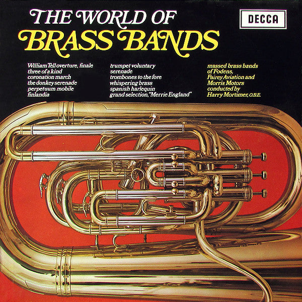 Massed Brass Bands Of Fodens, Fairey Aviation & Morris Motors : The World Of Brass Bands (LP)