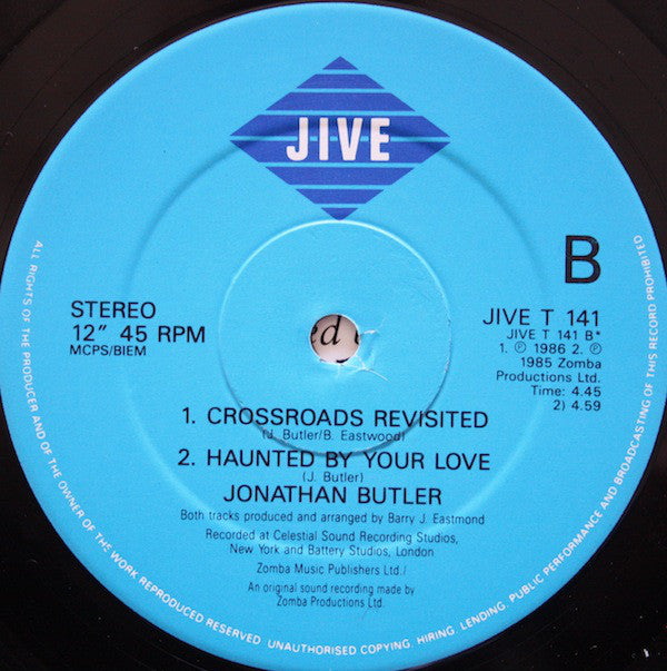 Jonathan Butler : Lies (12")