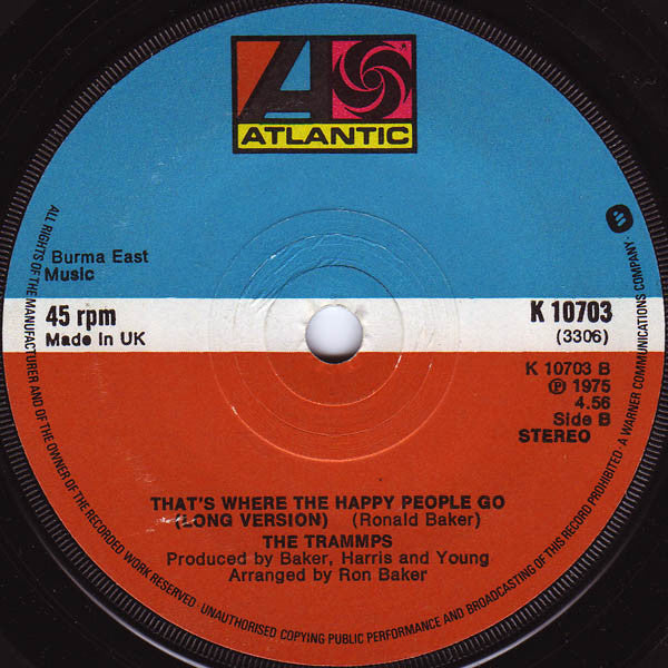 The Trammps : That's Where The Happy People Go (7", Single)