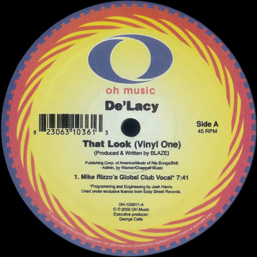 De'Lacy : That Look (Vinyl One) (12")