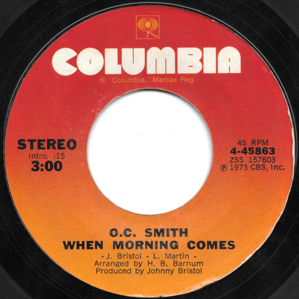 OC Smith : La La Peace Song (7", Single, Styrene)