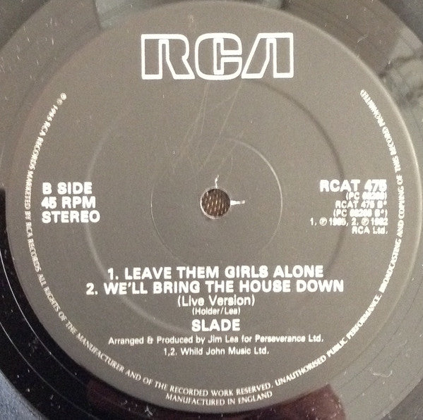 Slade : 7 Year Bitch (12")