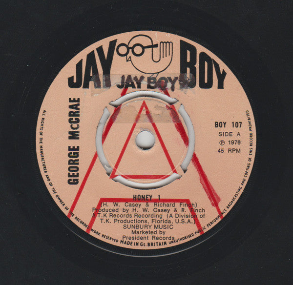 George McCrae : Honey I (7", Promo)