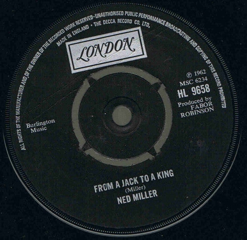 Ned Miller : From A Jack To A King (7", RP, Box)