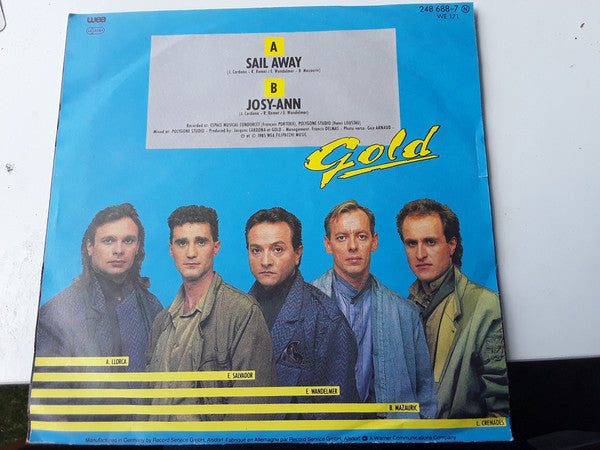 Gold (3) : Sail Away (English Version Of Capitaine Abandonné) (7", Single)