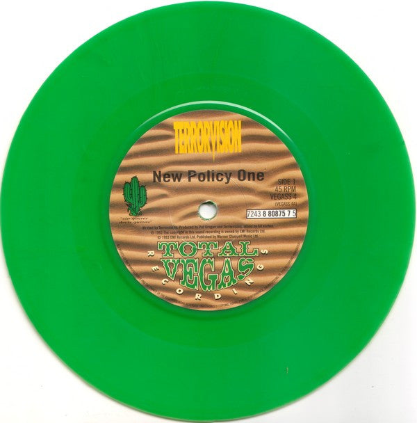 Terrorvision : New Policy One (7", Single, Ltd, Cac)