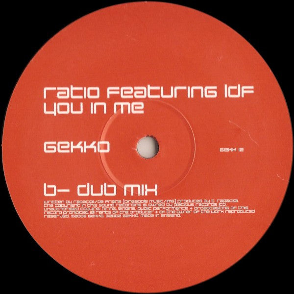 Ratio (2) Featuring Louise De Fraine : You In Me (12")