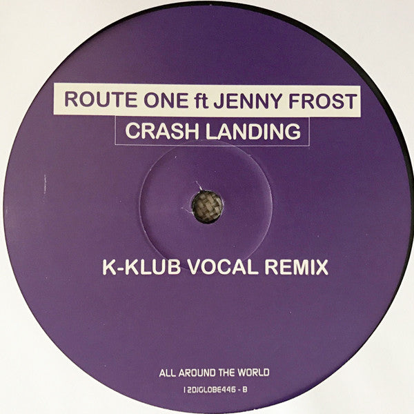 Route-1 Ft Jenny Frost : Crash Landing (2x12", Promo)