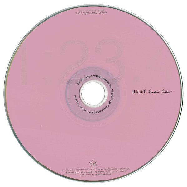 Juliet : Random Order (CD, Album)