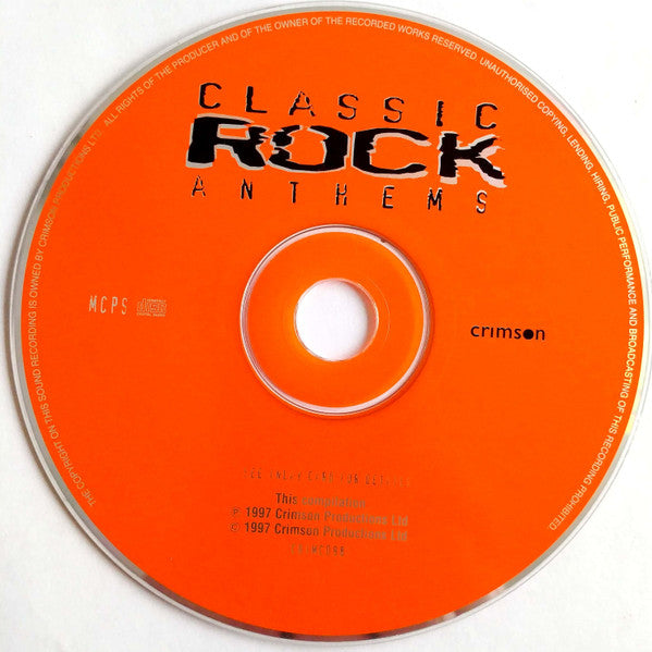 Various : Classic Rock Anthems (CD, Comp)
