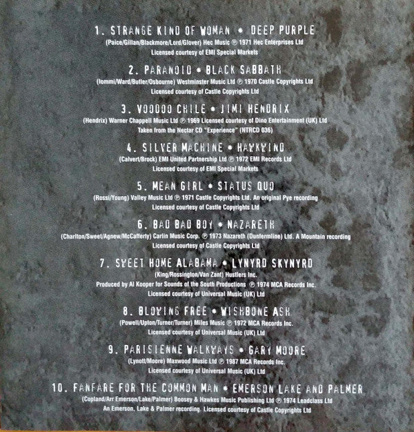 Various : Classic Rock Anthems (CD, Comp)