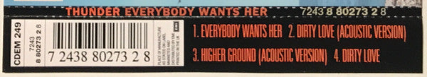 Thunder (3) : Everybody Wants Her (CD, Single, Ltd)