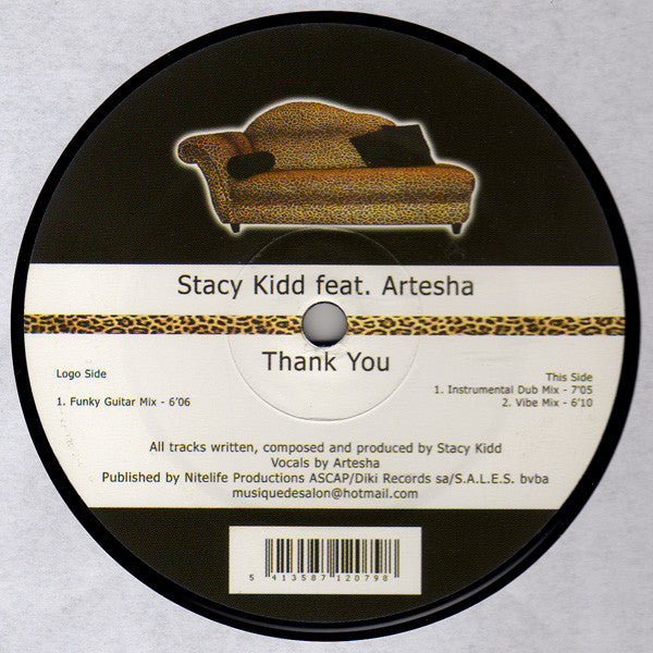 Stacy Kidd Feat. Artesha : Thank You (12")