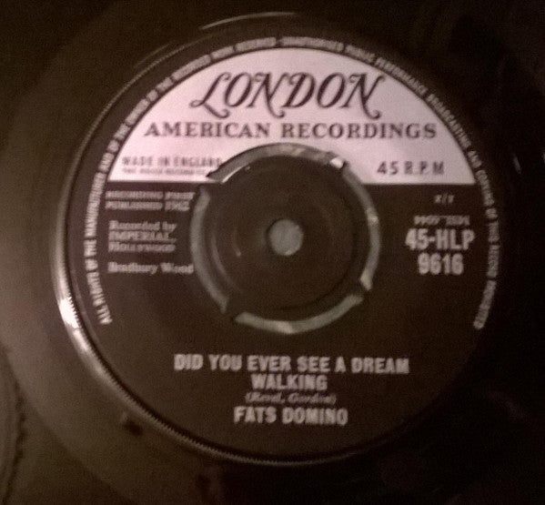 Fats Domino : Did You Ever See A Dream Walking / Stop The Clock (7", Single)