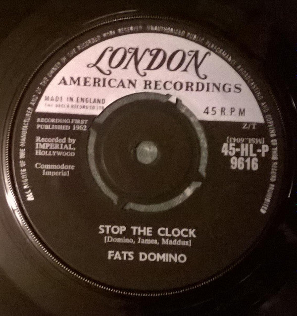 Fats Domino : Did You Ever See A Dream Walking / Stop The Clock (7", Single)