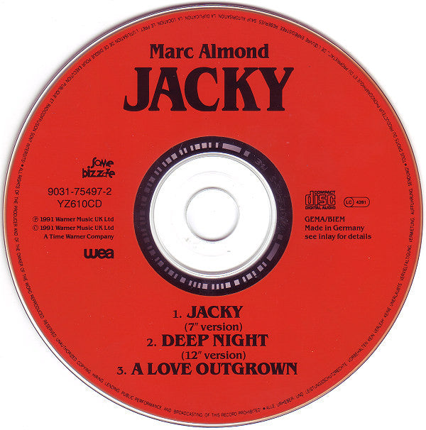 Marc Almond : Jacky (CD, Single)