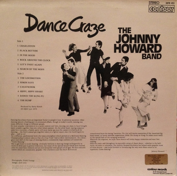 The Johnny Howard Band : Dance Craze (LP, Album)