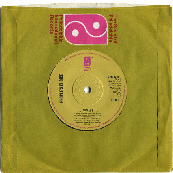 People's Choice : Here We Go Again (7", Single)