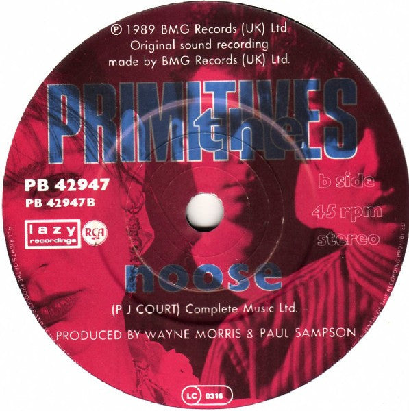 The Primitives : Sick Of It (7", Single)