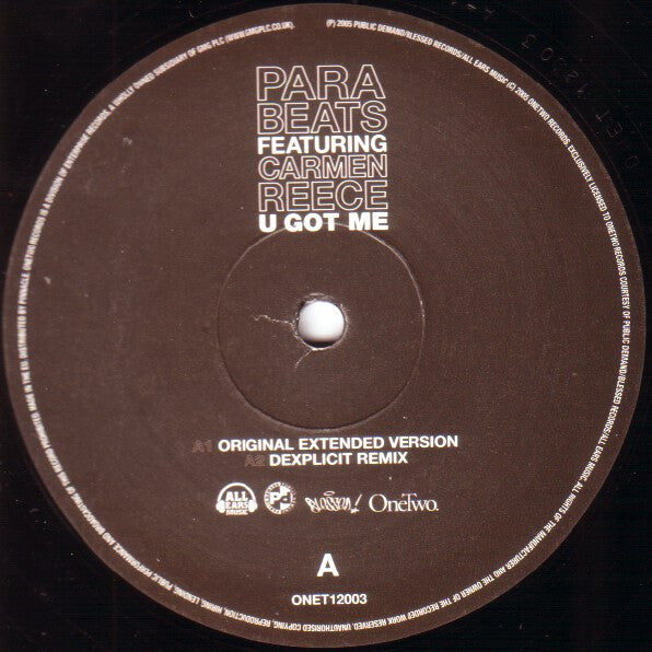 Para-Beats : U Got Me (12")
