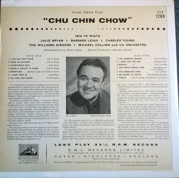 Various : Vocal Gems From "Chu Chin Chow" (LP, Mono)
