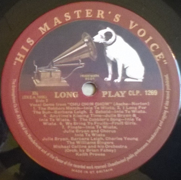 Various : Vocal Gems From "Chu Chin Chow" (LP, Mono)