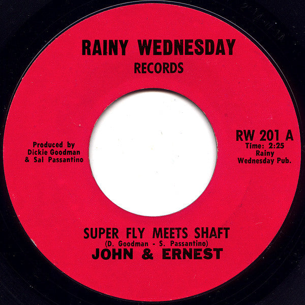John & Ernest : Super Fly Meets Shaft / Part Two (7", Single, Styrene, Pit)