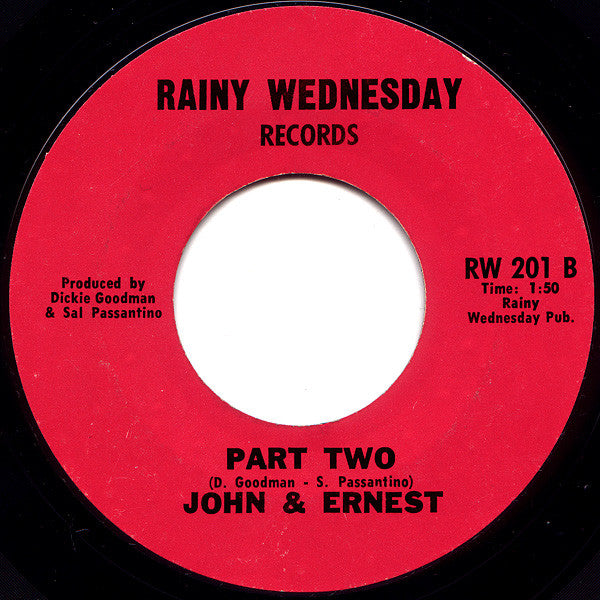 John & Ernest : Super Fly Meets Shaft / Part Two (7", Single, Styrene, Pit)